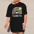Retro Team TK Back To School Transitional Kindergarten Graphic Kid T-Shirt