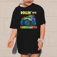 Rollin' Into Kindergarten Monster Car Back To School Boys Graphic Kid T-Shirt Rollin' Into Kindergarten Monster Car Back To School Boys Graphic Kid T-Shirt