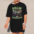 Rollin Into Kindergarten Monster Truck Back To School Graphic Kid T-Shirt Rollin Into Kindergarten Monster Truck Back To School Graphic Kid T-Shirt