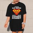 School Bus Driver Superhero Back To School Graphic Kid T-Shirt