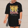School Nurse Groovy Coquette Bow Cute Back To School Graphic Kid T-Shirt