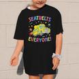 Seatbelt School Bus Driver Everyone Back To School Graphic Kid T-Shirt