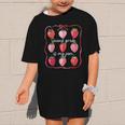 Second Grade Is My Jam Strawberry 2nd Grade Back To School Graphic Kid T-Shirt