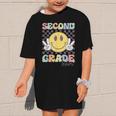 Second Grade Team Smile Face 2nd Grade Back To School Graphic Kid T-Shirt Second Grade Team Smile Face 2nd Grade Back To School Graphic Kid T-Shirt