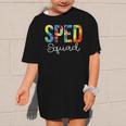 Sped Squad For Work Tie Dye Back To School Appreciation Day Graphic Kid T-Shirt