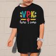 VPK Here I Come VPK Back To School VPK First Day Of VPK Graphic Kid T-Shirt