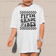 1st Day Of 5th Grade Vibes Retro Girls Back To School Boys Graphic Kid T-Shirt