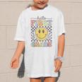 1st Grade Team Back To School Hello First Grade Smile Face Graphic Kid T-Shirt 1st Grade Team Back To School Hello First Grade Smile Face Graphic Kid T-Shirt