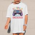 5th Grade Level Unlocked Shirt – Gamer Back To School Performance Graphic Kid T-Shirt