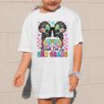 Back To School Bruh I'm In 2nd Grade Cute Girls Messy Bun Graphic Kid T-Shirt Back To School Bruh I'm In 2nd Grade Cute Girls Messy Bun Graphic Kid T-Shirt