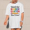 Back To School Watch Out Kindergarten Here I Come Kids Graphic Kid T-Shirt