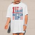 Baseball 1st Grade Back To School 1st Grade Batter Up Graphic Kid T-Shirt Baseball 1st Grade Back To School 1st Grade Batter Up Graphic Kid T-Shirt