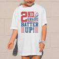 Baseball Second Grade Back To School 2nd Grade Batter Up Graphic Kid T-Shirt Baseball Second Grade Back To School 2nd Grade Batter Up Graphic Kid T-Shirt