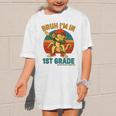 Bruh I’m In 1st Grade Italian Brainrot Meme Back To School Premium Tri-Blend Graphic Kid T-Shirt