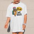 Cool Cartoon Pencil Saying Bruh Back To School Graphic Kid T-Shirt Cool Cartoon Pencil Saying Bruh Back To School Graphic Kid T-Shirt
