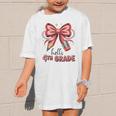 Coquette 4th Grade First Day Of Back To School Girls Outfits Graphic Kid T-Shirt Coquette 4th Grade First Day Of Back To School Girls Outfits Graphic Kid T-Shirt