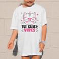 Cute 1st Grade Vibes Cat Kitten Lover Back To School Girls Graphic Kid T-Shirt Cute 1st Grade Vibes Cat Kitten Lover Back To School Girls Graphic Kid T-Shirt