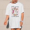 Feeling Goosey In 5th Grade Silly Goose Back To School Graphic Kid T-Shirt