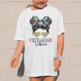 Fifth Grade Vibes Messy Hair Bun Girl Back To School 5th Graphic Kid T-Shirt Fifth Grade Vibes Messy Hair Bun Girl Back To School 5th Graphic Kid T-Shirt