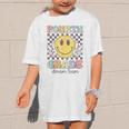 Fourth Grade Dream Team Smile Face Back To School 4th Grade Graphic Kid T-Shirt Fourth Grade Dream Team Smile Face Back To School 4th Grade Graphic Kid T-Shirt