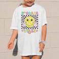 Girls 2nd Grade Vibes Smile Face Back To School Second Grade Graphic Kid T-Shirt Girls 2nd Grade Vibes Smile Face Back To School Second Grade Graphic Kid T-Shirt