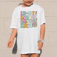 Groovy In My School Secretary Era Back To School Graphic Kid T-Shirt Groovy In My School Secretary Era Back To School Graphic Kid T-Shirt