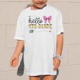 Hello 4th Grade Girls Coquette Fourth Grade Back To School Graphic Kid T-Shirt Hello 4th Grade Girls Coquette Fourth Grade Back To School Graphic Kid T-Shirt