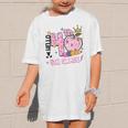 Hello Fourth 4th Grade Leopard Tie Dye Girl Back To School Graphic Kid T-Shirt