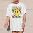 Hello Kindergarten Smile Face Back To School Girl Kid Graphic Kid T-Shirt Hello Kindergarten Smile Face Back To School Girl Kid Graphic Kid T-Shirt