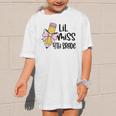 Lil Miss 4th Grade Coquette Bow Pencil Back To School Girls Graphic Kid T-Shirt Lil Miss 4th Grade Coquette Bow Pencil Back To School Girls Graphic Kid T-Shirt