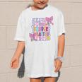 Little Miss Kindergarten Kids Girls Coquette Back To School Graphic Kid T-Shirt Little Miss Kindergarten Kids Girls Coquette Back To School Graphic Kid T-Shirt