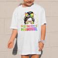 Little Miss Preschool Messy Bun Tie Dye Back To School Girls Graphic Kid T-Shirt Little Miss Preschool Messy Bun Tie Dye Back To School Girls Graphic Kid T-Shirt