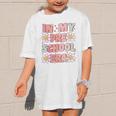 In My Preschool Era Retro Cute Groovy Pre K Back To School Graphic Kid T-Shirt