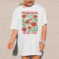Preschool Is My Jam Boho Floral Strawberry Back To School Graphic Kid T-Shirt Preschool Is My Jam Boho Floral Strawberry Back To School Graphic Kid T-Shirt