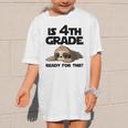 Sloth Is 4th Grade Ready For This Back To School Graphic Kid T-Shirt