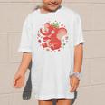 Strawberry Elephant Italian Brainrot Meme Back To School Premium Tri-Blend Graphic Kid T-Shirt
