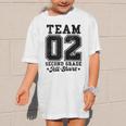 Team 2nd Grade All-Stars Back To School Sports Jersey Graphic Kid T-Shirt