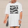 Watch Out Middle School Here I Come Funny Back To School Graphic Kid T-Shirt Watch Out Middle School Here I Come Funny Back To School Graphic Kid T-Shirt