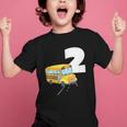 2nd Birthday School Bus Kids Back To School Themes Party Graphic Kid T-Shirt