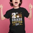 2nd Grade Batter Up Baseball First Day Back To School Graphic Kid T-Shirt 2nd Grade Batter Up Baseball First Day Back To School Graphic Kid T-Shirt