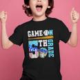 5th Grade Back To School Baseball Drip Ice Cream Game On Graphic Kid T-Shirt