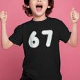 Back To School 67 Notebook Number For Class Year Graphic Kid T-Shirt