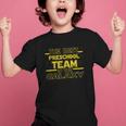 Back To School Best Preschool Team In The Galaxy Space Out Graphic Kid T-Shirt