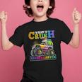 Back To School Boy Dinosaur I'm Ready To Crush Kindergarten Graphic Kid T-Shirt