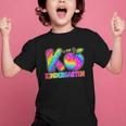 Back To School F Is For Kindergarten Rainbow Apple Kid Graphic Kid T-Shirt Back To School F Is For Kindergarten Rainbow Apple Kid Graphic Kid T-Shirt