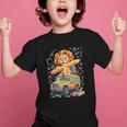 Back To School Lion School Bus 100 Days Of School Graphic Kid T-Shirt