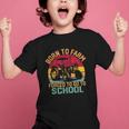 Born To Farm Forced To Go To School Back To School Tractor Graphic Kid T-Shirt