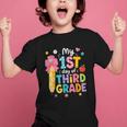 Cute My 1st Day Of Third Grade Pencil Back To School Girls Graphic Kid T-Shirt Cute My 1st Day Of Third Grade Pencil Back To School Girls Graphic Kid T-Shirt