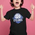 Cyclones Volleyball Back To School Spirit B Graphic Kid T-Shirt Cyclones Volleyball Back To School Spirit B Graphic Kid T-Shirt