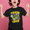 Diggin 4th Grade Bulldozer Back To School Graphic Kid T-Shirt Diggin 4th Grade Bulldozer Back To School Graphic Kid T-Shirt
